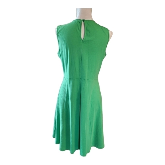 NEW York & Company St Patricks Day Green Slip On Dress Size Large - Picture 2 of 7